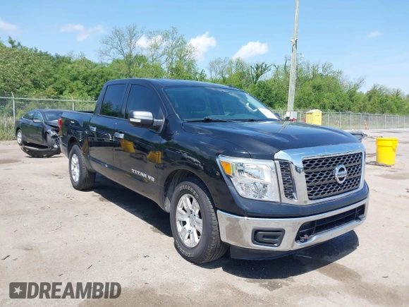 2018 Nissan Titan SV with VIN 1N6AA1EJ4JN529655, listed as a IAAI auction lot 42051405 with 153,599 mi miles and . Bid and sale history available at DreamBid. Image 1.