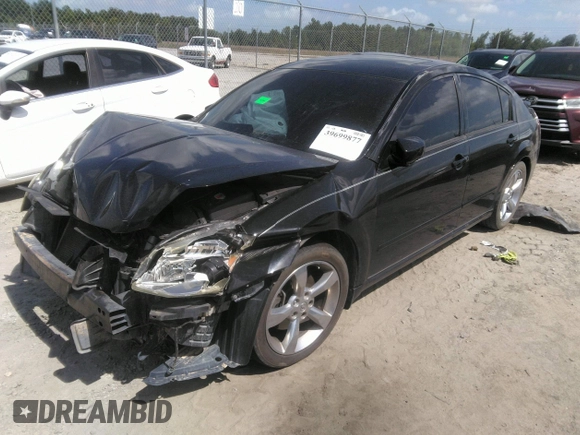 2008 Nissan Maxima 3.5 SL with VIN 1N4BA41E48C814224, listed as a IAAI auction lot 39699877 with 171,742 mi miles. Bid and sale history available at carsss.com. Image 2.