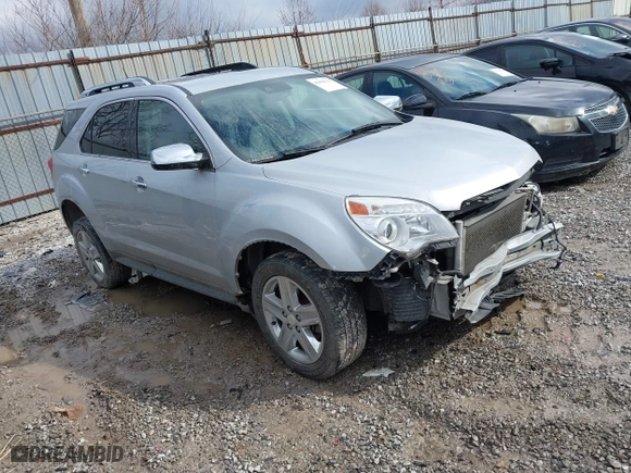 2015 Chevrolet Equinox LTZ with VIN 2GNFLDE36F6402348, listed as a IAAI auction lot 41684123 with 132,748 mi miles. Bid and sale history available at carsss.com. Image 1.