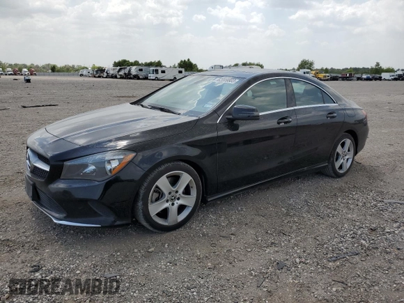 2018 Mercedes-Benz CLA 250 with VIN WDDSJ4EB2JN637439, listed as a Copart auction lot 62009803 with 85,916 mi miles and . Bid and sale history available at DreamBid. Image 1.