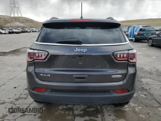 2017 Jeep Compass Latitude with VIN 3C4NJDBB4HT646245, listed as a Copart auction lot 49741915 with 106,710 mi miles and Salvage Title. Bid and sale history available at carsss.com. Image 6.