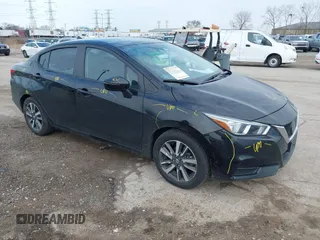 2021 Nissan Versa SV with VIN 3N1CN8EV6ML866959, listed as a IAAI auction lot 41817323 with 68,093 mi miles. Bid and sale history available at carsss.com. Image 1.