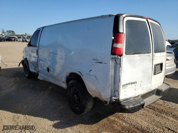 2006 GMC Savana Cargo Van with VIN 1GTFG15X961171835, listed as a Copart auction lot 69777534 with 227,545 mi miles and Salvage Title. Bid and sale history available at carsss.com. Image 2.