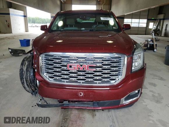 2018 GMC Yukon XL Denali with VIN 1GKS2HKJXJR141084, listed as a Copart auction lot 70080124 with 71,769 mi miles and Salvage Title. Bid and sale history available at carsss.com. Image 5.