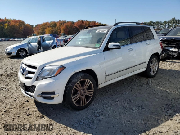 2014 Mercedes-Benz GLK 350 with VIN WDCGG8JB5EG224639, listed as a Copart auction lot 76940354 with 91,165 mi miles and Salvage Title. Bid and sale history available at DreamBid. Image 1.