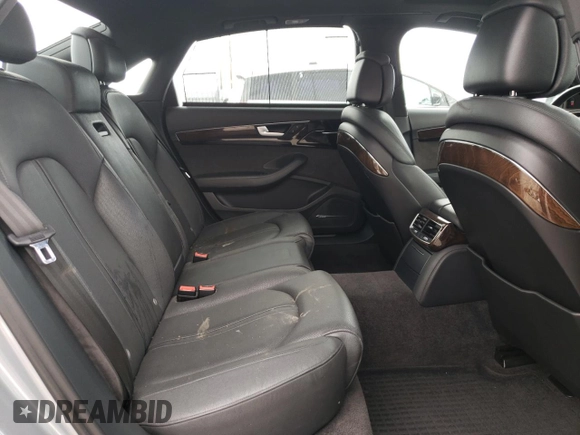 2013 Audi A8 3.0L with VIN WAURGAFD2DN026253, listed as a Copart auction lot 55476795 with 133,083 mi miles and Salvage title. Bid and sale history available at DreamBid. Image 10.