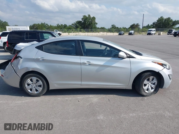2016 Hyundai Elantra SE with VIN 5NPDH4AEXGH718910, listed as a IAAI auction lot 42336178 with 176,588 mi miles and . Bid and sale history available at DreamBid. Image 13.