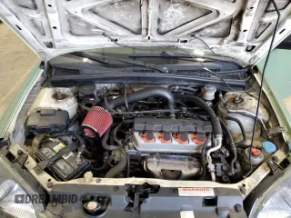 2001 Honda Civic LX z VIN 2HGES16581H519496, wystawiony jako Copart lot #56587845 z przebiegiem 145 971 mil mil oraz Nie do naprawy • Non repairable. Historia ofert i sprzedaży dostępna na DreamBid. Obrazek 11.