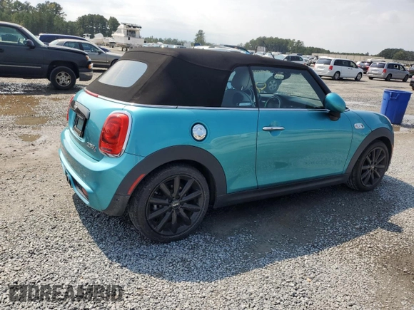 2018 MINI Convertible Cooper S with VIN WMWWG9C59J3C82446, listed as a Copart auction lot 72790934 with 56,875 mi miles and Salvage Title. Bid and sale history available at carsss.com. Image 3.