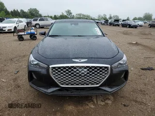 2021 Genesis G70 2.0T with VIN KMTG44LA3MU075175, listed as a Copart auction lot 57679175 with 89,864 mi miles and Salvage title. Bid and sale history available at DreamBid. Image 5.