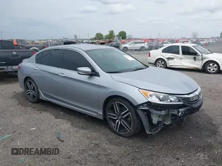 2016 Honda Accord Sport with VIN 1HGCR2F55GA210195, listed as a IAAI auction lot 41931271 with 78,979 mi miles and . Bid and sale history available at DreamBid. Image 1.