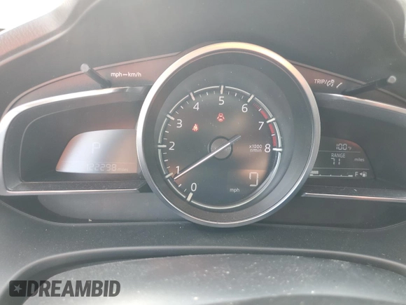 2017 Mazda 3 Grand Touring with VIN 3MZBN1M36HM132500, listed as a Copart auction lot 54095615 with 122,298 mi miles and Clean Title. Bid and sale history available at carsss.com. Image 9.