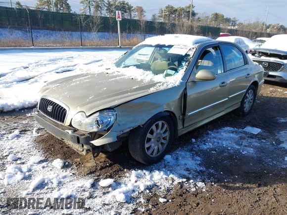 2003 Hyundai Sonata GLS with VIN KMHWF35H03A872584, listed as a IAAI auction lot 41538079 with 203,501 mi miles. Bid and sale history available at carsss.com. Image 2.