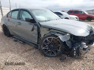 2023 BMW M3 Competition xDrive with VIN WBS43AY07PFN42120, listed as a IAAI auction lot 41640464 with Not provided miles and . Bid and sale history available at DreamBid. Image 1.