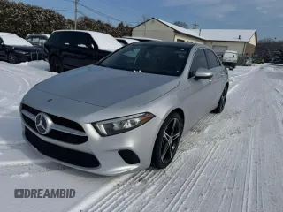 2022 Mercedes-Benz A 220 with VIN W1K3G4EB5NJ334350, listed as a Copart auction lot 43960835 with 93,630 mi miles and Clean Title. Bid and sale history available at DreamBid. Image 1.