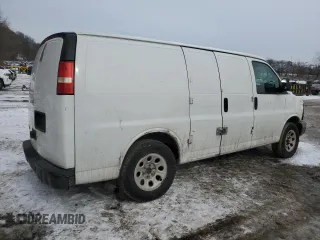 2010 Chevrolet Express Cargo Van with VIN 1GCUGADX8A1184609, listed as a Copart auction lot 44446155 with 89,759 mi miles and Salvage Title. Bid and sale history available at carsss.com. Image 3.