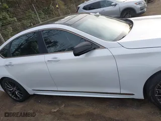2018 Genesis G80 3.3T Sport with VIN KMHGN4JB2JU218860, listed as a IAAI auction lot 41776612 with 122,766 mi miles. Bid and sale history available at carsss.com. Image 13.