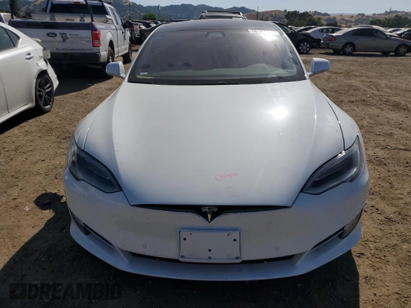 2017 Tesla Model S 60 with VIN 5YJSA1E19HF183845, listed as a Copart auction lot 58204205 with 150,701 mi miles and Salvage title. Bid and sale history available at DreamBid. Image 5.