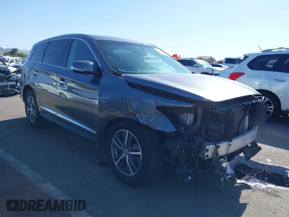 2018 Infiniti QX60 with VIN 5N1DL0MM0JC506333, listed as a IAAI auction lot 42135295 with 87,925 mi miles and . Bid and sale history available at DreamBid. Image 1.