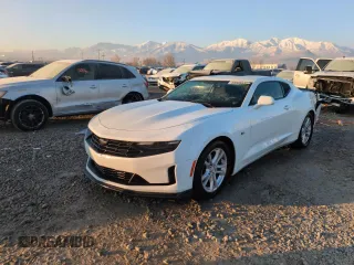 2019 Chevrolet Camaro 1LT with VIN 1G1FA1RX3K0127107, listed as a Copart auction lot 88008945 with 46,173 mi miles and Salvage Title. Bid and sale history available at carsss.com. Image 1.
