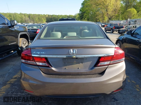 2014 Honda Civic Sedan EX with VIN 19XFB2F80EE022611, listed as a IAAI auction lot 41988944 with 108,807 mi miles. Bid and sale history available at carsss.com. Image 16.