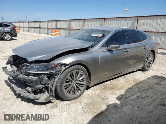 2019 Lexus LS 500 with VIN JTHB51FF8K5007357, listed as a Copart auction lot 46069445 with 78,041 mi miles and Salvage title. Bid and sale history available at DreamBid. Image 1.