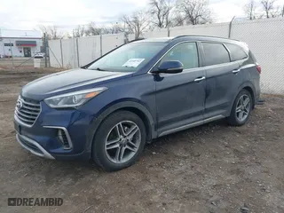 2017 Hyundai Santa Fe Limited Ultimate with VIN KM8SRDHF4HU214472, listed as a IAAI auction lot 41149762 with 54,549 mi miles. Bid and sale history available at carsss.com. Image 2.