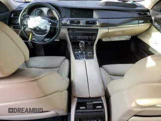 2012 BMW 7 Series 750Li with VIN WBAKB8C52CDW84794, listed as a Copart auction lot 49874315 with 118,725 mi miles and Salvage Title. Bid and sale history available at carsss.com. Image 8.