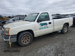 2005 Chevrolet Silverado 1500 Work Truck with VIN 1GCEC14X25Z225002, listed as a Copart auction lot 82254004 with 283,005 mi miles and Clean Title. Bid and sale history available at carsss.com. Image 1.