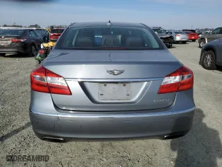 2014 Hyundai Genesis 3.8L with VIN KMHGC4DD3EU260379, listed as a Copart auction lot 42351225 with 169,992 mi miles and Salvage Title. Bid and sale history available at carsss.com. Image 6.