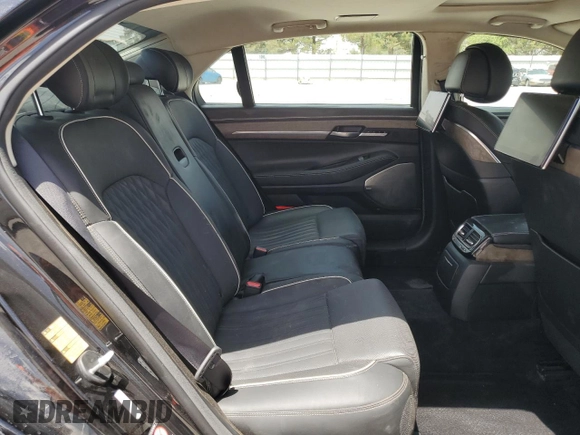 2020 Genesis G90 Ultimate with VIN KMTF54PH1LU076923, listed as a Copart auction lot 55794235 with 43,618 mi miles and Clean Title. Bid and sale history available at DreamBid. Image 10.