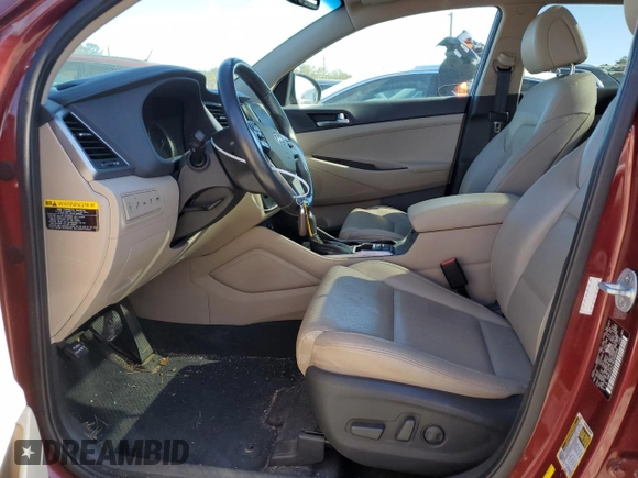 2016 Hyundai Tucson Eco with VIN KM8J33A21GU068089, listed as a Copart auction lot 81078664 with 105,959 mi miles and Salvage Title. Bid and sale history available at carsss.com. Image 7.
