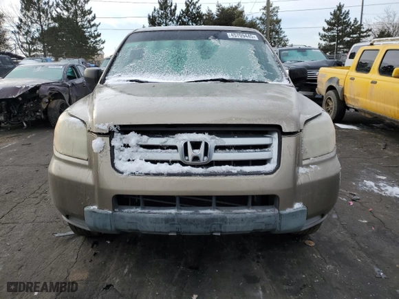 2007 Honda Pilot LX with VIN 5FNYF28197B042611, listed as a Copart auction lot 45709445 with 163,573 mi miles and Salvage Title. Bid and sale history available at carsss.com. Image 5.