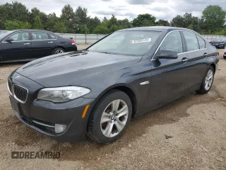 2013 BMW 5 Series 528i xDrive with VIN WBAXH5C59DD112318, listed as a Copart auction lot 57650125 with 106,189 mi miles and Salvage title. Bid and sale history available at DreamBid. Image 1.