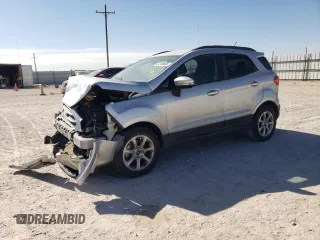 2019 Ford EcoSport SE z VIN MAJ3S2GE8KC303068, wystawiony jako Copart lot #47248645 z przebiegiem 94 481 mil mil oraz Szkody całkowita. Historia ofert i sprzedaży dostępna na DreamBid. Obrazek 1.