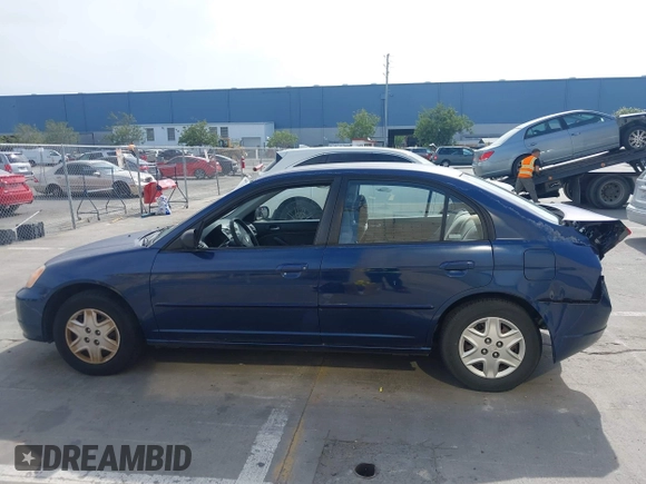 2003 Honda Civic LX with VIN 2HGES16553H561692, listed as a IAAI auction lot 41993872 with 201,413 mi miles and . Bid and sale history available at DreamBid. Image 14.