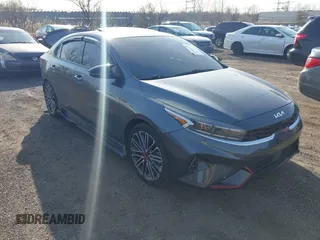 2024 Kia Forte GT with VIN 3KPF44AC1RE749053, listed as a IAAI auction lot 41897125 with 18,999 mi miles and . Bid and sale history available at carsss.com. Image 1.