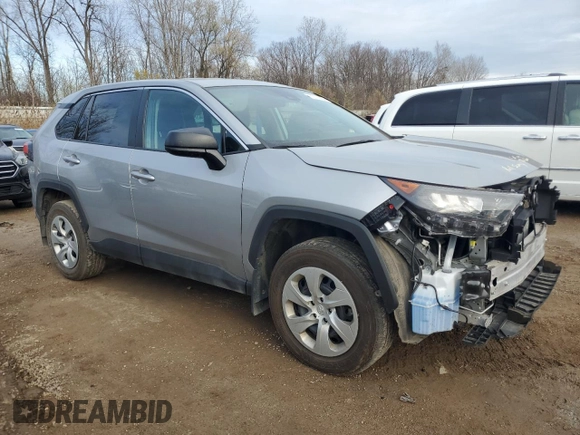 2022 Toyota RAV4 LE with VIN 2T3F1RFVXNW287896, listed as a Copart auction lot 82143804 with 56,981 mi miles and Clean Title. Bid and sale history available at carsss.com. Image 4.