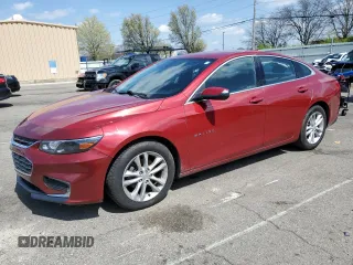 2016 Chevrolet Malibu LT with VIN 1G1ZE5ST7GF328805, listed as a Copart auction lot 52440395 with 134,749 mi miles and Salvage Title. Bid and sale history available at carsss.com. Image 1.