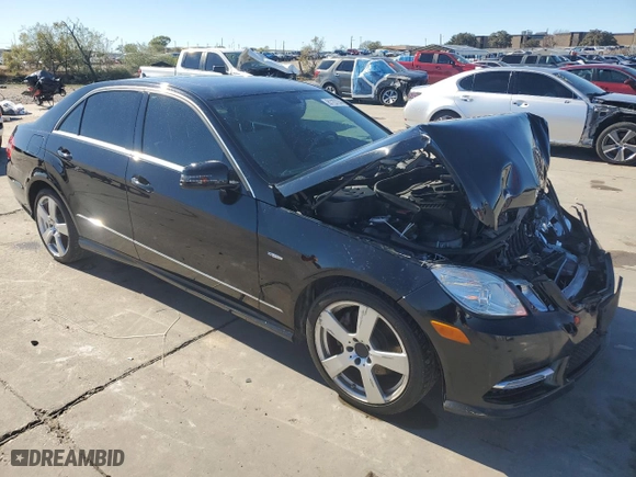 2012 Mercedes-Benz E-Class E 350 Luxury with VIN WDDHF5KB6CA597866, listed as a Copart auction lot 81157244 with 90,396 mi miles and Salvage Title. Bid and sale history available at carsss.com. Image 4.
