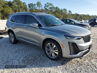 2024 Cadillac XT6 FWD Premium Luxury with VIN 1GYKPCRSXRZ727207, listed as a Copart auction lot 81742394 with 5,733 mi miles and Salvage Title. Bid and sale history available at carsss.com. Image 4.