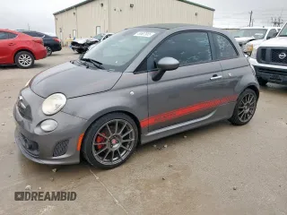 2013 FIAT 500 Abarth with VIN 3C3CFFJH0DT693541, listed as a Copart auction lot 49687985 with 111,801 mi miles and Clean title. Bid and sale history available at DreamBid. Image 1.