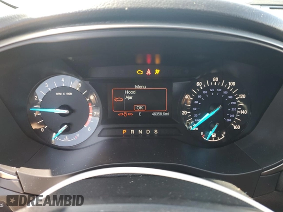2017 Ford Fusion SE with VIN 3FA6P0HD7HR126404, listed as a Copart auction lot 52967255 with 46,358 mi miles and Salvage Title. Bid and sale history available at carsss.com. Image 9.