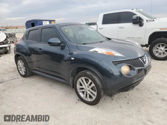 2012 Nissan Juke SL with VIN JN8AF5MR6CT101897, listed as a Copart auction lot 82836994 with 91,496 mi miles and Salvage Title. Bid and sale history available at carsss.com. Image 4.