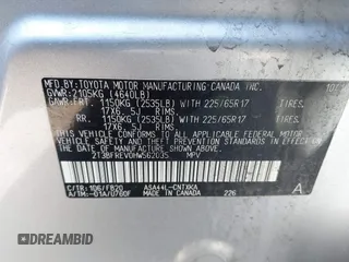 2017 Toyota RAV4 LE with VIN 2T3BFREV0HW562035, listed as a IAAI auction lot 41755916 with 77,562 mi miles. Bid and sale history available at carsss.com. Image 9.