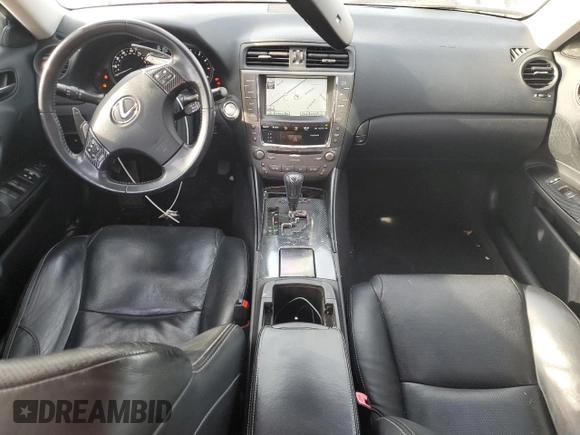 2010 Lexus IS 350 with VIN JTHBE5C21A5023844, listed as a Copart auction lot 45575085 with 138,172 mi miles and Salvage Title. Bid and sale history available at DreamBid. Image 8.