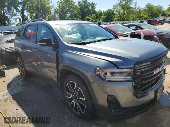 2021 GMC Acadia SLE with VIN 1GKKNRL44MZ139888, listed as a Copart auction lot 57561654 with 63,144 mi miles and Salvage Title. Bid and sale history available at carsss.com. Image 4.