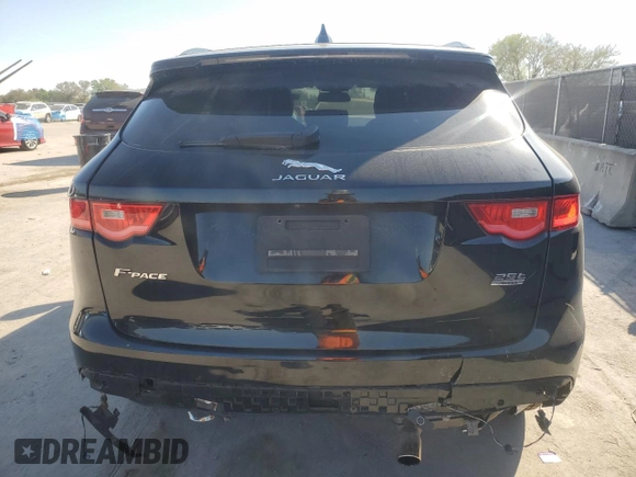 2018 Jaguar F-Pace 25t Prestige with VIN SADCK2FX8JA295985, listed as a Copart auction lot 47165295 with 75,196 mi miles and Salvage Title. Bid and sale history available at DreamBid. Image 6.