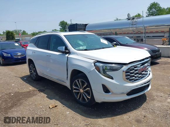 2019 GMC Terrain Denali with VIN 3GKALXEX7KL101072, listed as a IAAI auction lot 42361416 with 91,097 mi miles and . Bid and sale history available at DreamBid. Image 1.