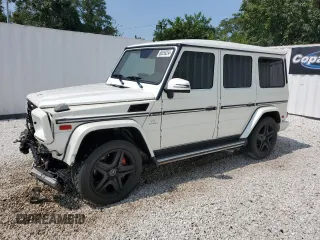 2016 Mercedes-Benz G-Class G 63 AMG with VIN WDCYC7DF2GX259909, listed as a Copart auction lot 66859254 with 73,368 mi miles and Salvage Title. Bid and sale history available at carsss.com. Image 1.
